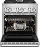 JennAir® NOIR™ 30" Stainless Steel Pro Style Dual Fuel Range-2