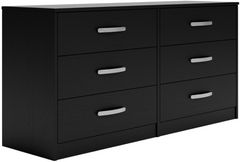 Signature Design by Ashley® Finch Black 6-Drawer Dresser