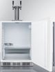 Summit® Commercial 24" White Built In Cold Brew Coffee Kegerator-2