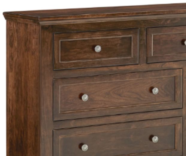 Archbold Furniture Customizable Amish Essentials Belmont Cherry Dresser-1