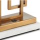 Currey & Company Parallelogram Antique Brass/Off-White Table Lamp-5
