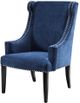 Olliix by Madison Park Blue Marcel High Back Wing Chair-0