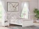 Princess White Full Upholstered Panel Bed-5