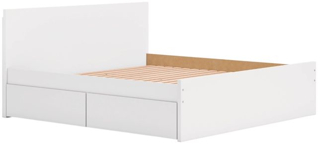 Signature Design by Ashley® Onita White King Panel Platform Bed with Storage-1