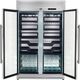 FORNO® Abruzzo Series Alta Qualita 48" 24 Cu. Ft. Stainless Steel Dual Zone Wine Cooler with -4