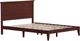 Rize Home Cottage Style Classic Cherry King Panel Bed-0