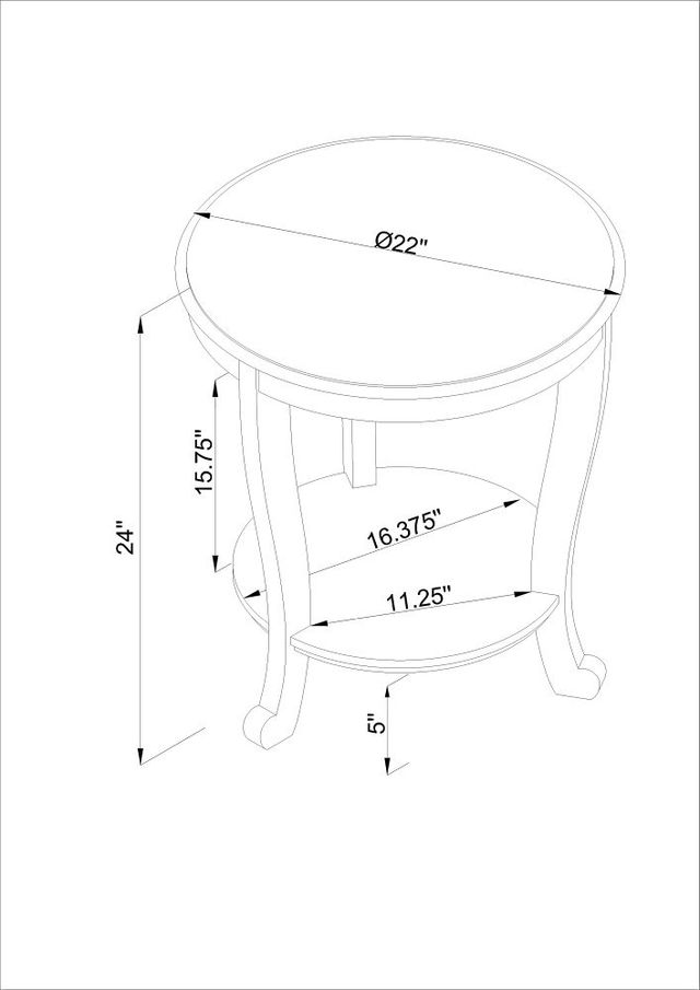 Powell® Marissa Natural Accent Side Table-2