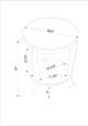 Powell® Marissa Natural Accent Side Table-2