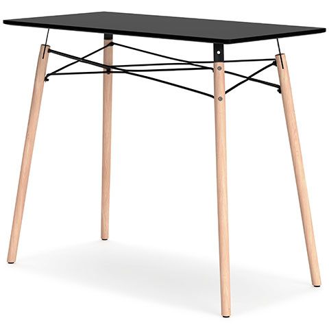 Signature Design by Ashley® Jaspeni Black Natural Office Desk-2