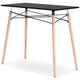 Signature Design by Ashley® Jaspeni Black Natural Office Desk-2