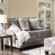 Furniture of America® Bonaventura Gray Loveseat-0