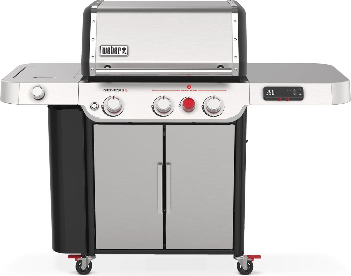 Weber® Grills® Genesis 3-Burner Stainless Steel Smart Freestanding Liquid Propane Gas Grill
