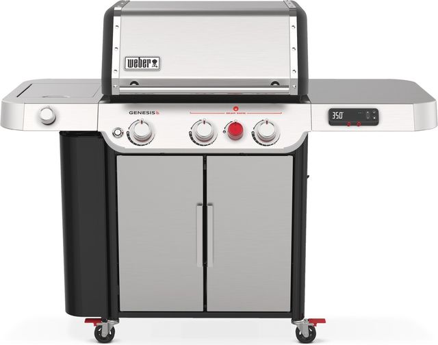 Weber® Grills® Genesis 3-Burner Stainless Steel Smart Freestanding Liquid Propane Gas Grill-0