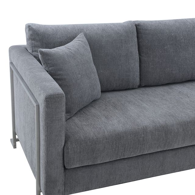 Armen Living Heritage Gray Sofa-3