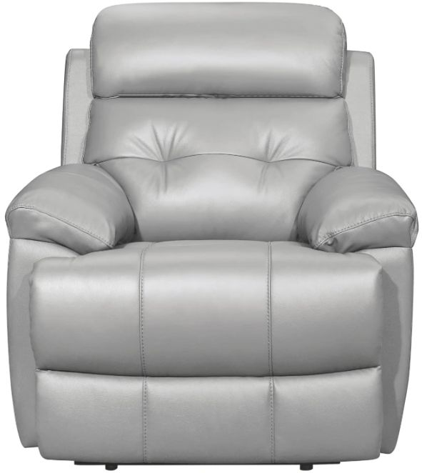 Homelegance® Lambent Silver Gray Manual Recliner-2