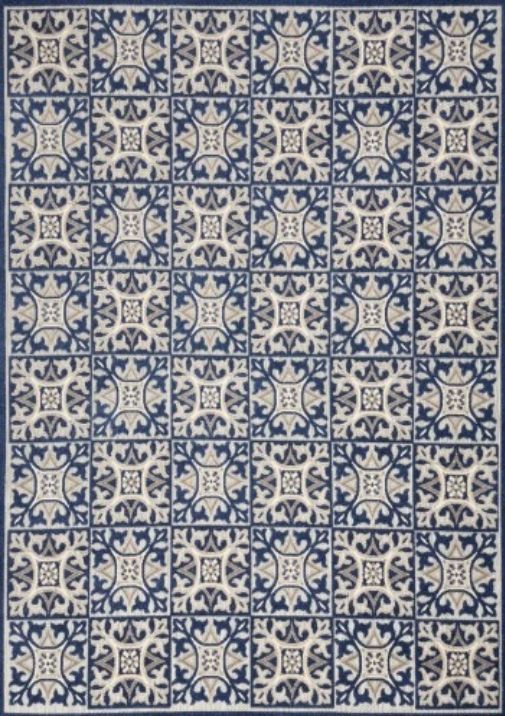 Nourison Home™ Aloha Beige 5'x8' Style 68 Indoor/Outdoor Area Rug-0