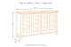 Signature Design by Ashley® Mestler Dark Brown Dining Room Server-2