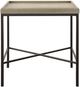 Elements International Timesch Natural End Table with Black Base-1
