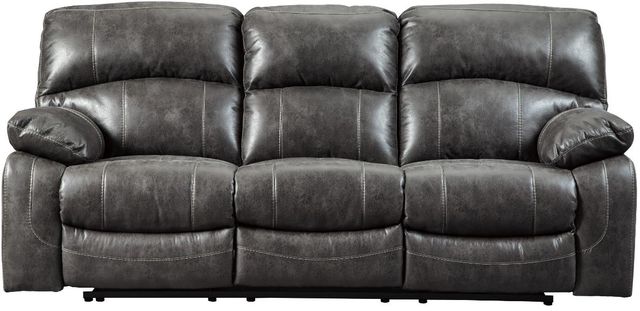Signature Design by Ashley® Dunwell 3-Piece Steel Living Room Set with Power Reclining Sofa-1