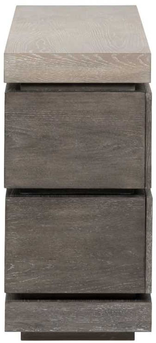 Liberty Furniture Piedmont Ash Sofa Table with Charcoal Base-3