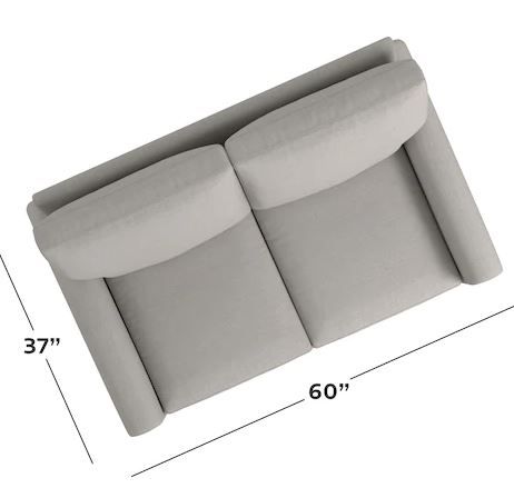 Bassett® Furniture Spencer Dove Loveseat-2