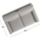 Bassett® Furniture Spencer Dove Loveseat-2