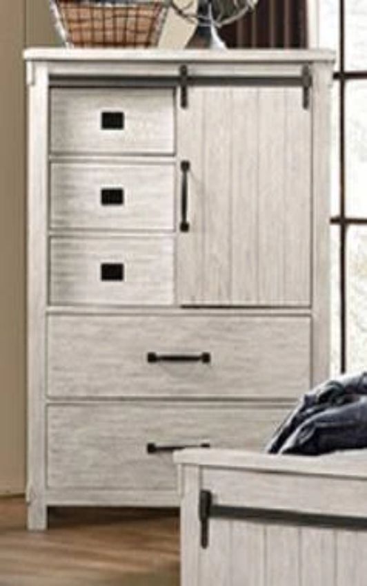 American Wholesale Furniture Scott White Chest-0