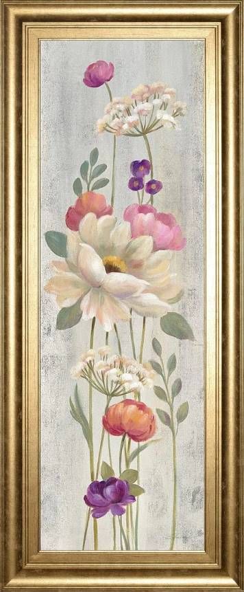 Classy Art Retro Floral I by Silvia Vassileva Wall Art-0