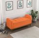 Homelegance® Brigitte Orange Lift Top Storage Bench-1