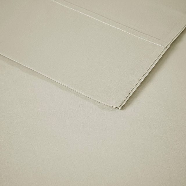 Olliix by Madison Park Ivory 2 Pack of Standard 1500 Thread Count Cotton Rich Pillow Case-1
