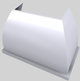 Vent-A-Hood® Designer Series 48" White Wall Mounted Range Hood-3
