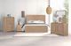 Furniture of America® Tangentry 4-Piece Natural Queen Bedroom Set-3
