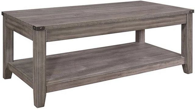 Mazin Furniture Woodrow Gray Cocktail Table-0