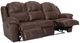Franklin™ Castello Outlier Walnut Manual Reclining Sofa-1