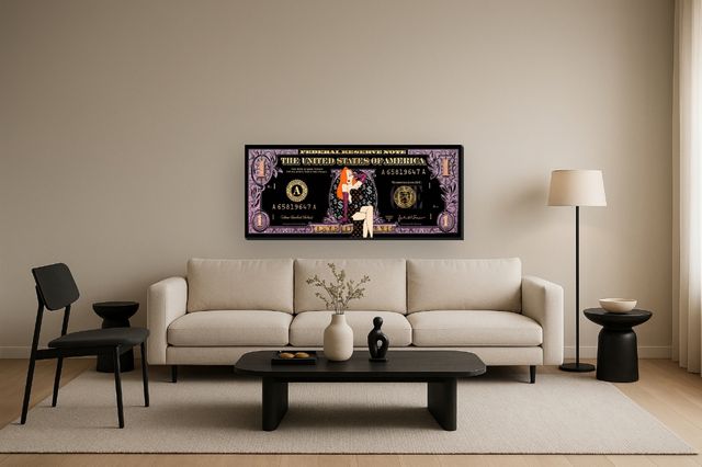 Classy Living Expressive Jessica Rabbit Money Wall Art-1