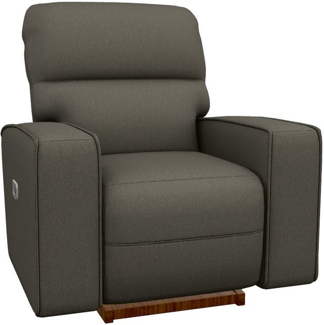 La-Z-Boy® Maddox Smoke Power Rocking Recliner with Headrest-0