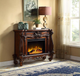 ACME Furniture Versailles Cherry Oak Fireplace-1