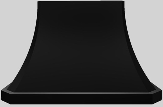 Vent-A-Hood® Designer Series 48" Black Island Range Hood-0