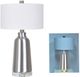 Crestview Collection Lane Nickel Satin Table Lamp-4
