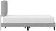 HH2 Home Emslie Light Gray Queen Upholstered Panel Bed-2