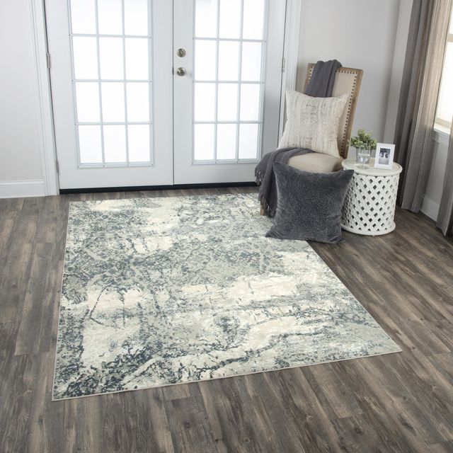 Rizzy Home Chelsea Cream/Gray 7'10" x 9'10" Rug-3