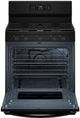 Whirlpool® 30" Black Freestanding Gas Range with Air Cooking Technology and Steam Clean-1