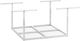 Gladiator® White Garage Overhead GearLoft™ Storage Rack -0