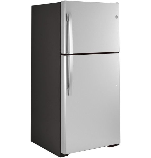 GE® 30" 19.2 Cu. Ft. Fingerprint Resistant Stainless Steel Top Freezer Refrigerator-4