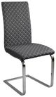 Homelegance® Yannis Chrome/Gray Dining Side Chair-0