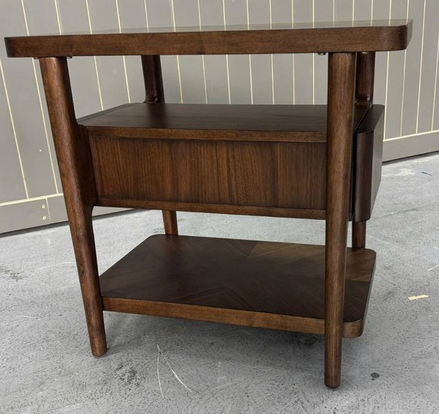 Riverside Furniture Delia Nouveau Walnut Chairside Table-1