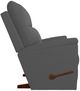 La-Z-Boy® Norton Blue Grey Leather Manual Rocking Recliner-3