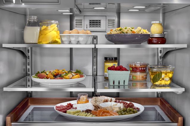 KitchenAid® 36 in. 27.0 Cu. Ft. PrintShield™ Black Stainless French Door Refrigerator-8