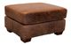USA Premium Leather Furniture 9397 Ancient Brown All Leather Ottoman-0