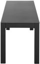 Linon Alora Black Aluminum Outdoor Bench-3